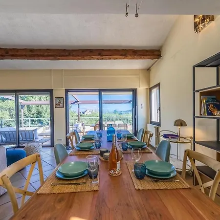Villa Capuccino, Piscine, Jacuzzi Et Vue Calvi (Corsica)